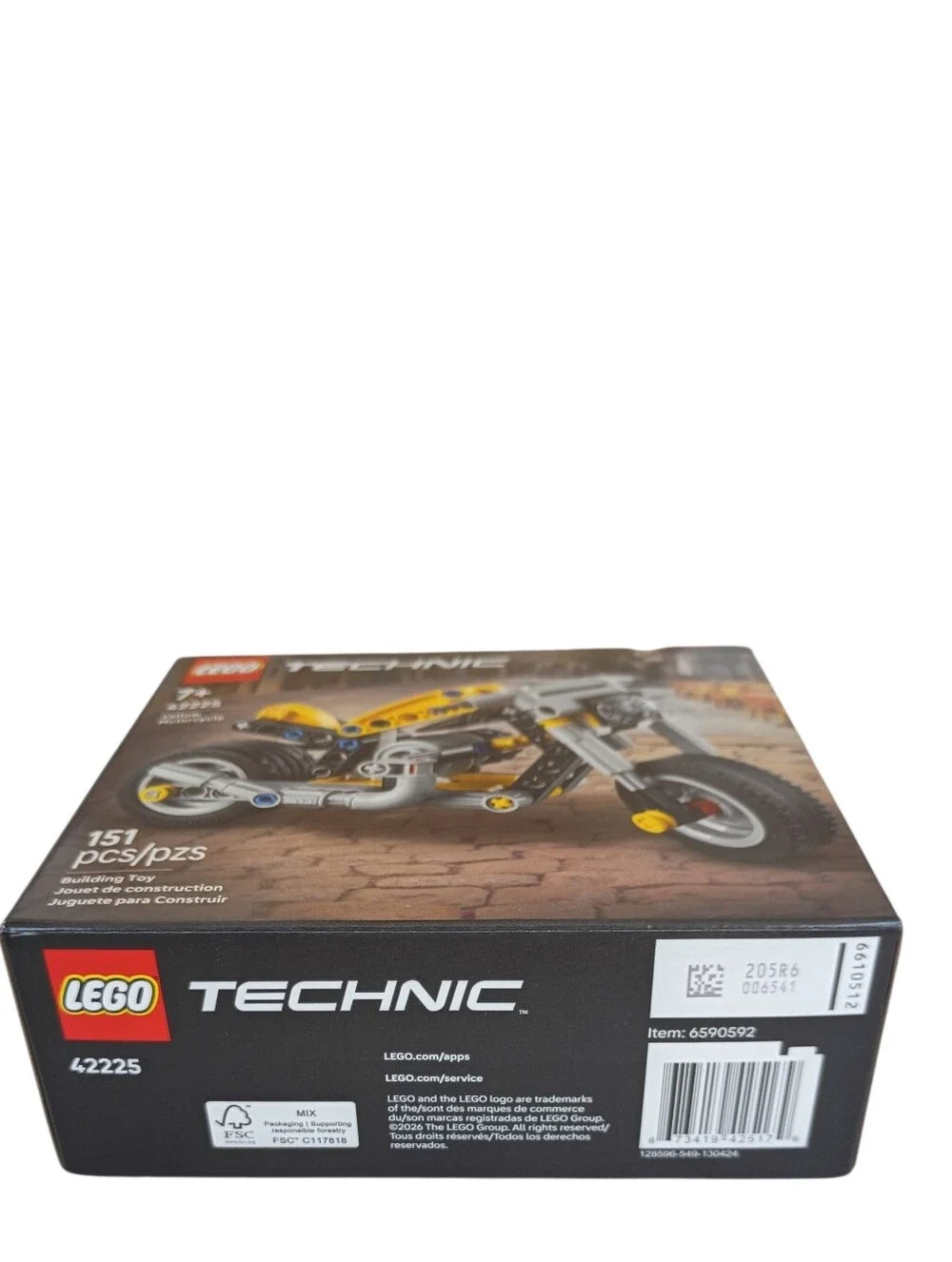LEGO Technic 42225 Motorcycle 151 Pieces – Building Set